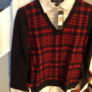 COPY - COPY - NWT ladies Tommy Hilfiger top with long sleeves. Over the neck to…